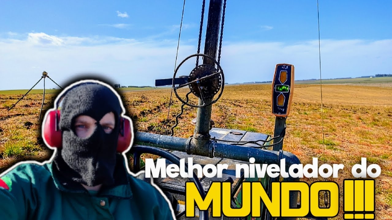 NOVO APARELHO PARA NIVELAR lavoura de ARROZ com o LASER, BRUTOS DO AGRO 🤠