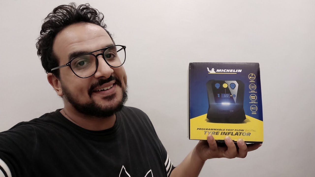 تجربه استخدام منفاخ كاوتش ميشلان .. unboxing & review michelin tyre inflator