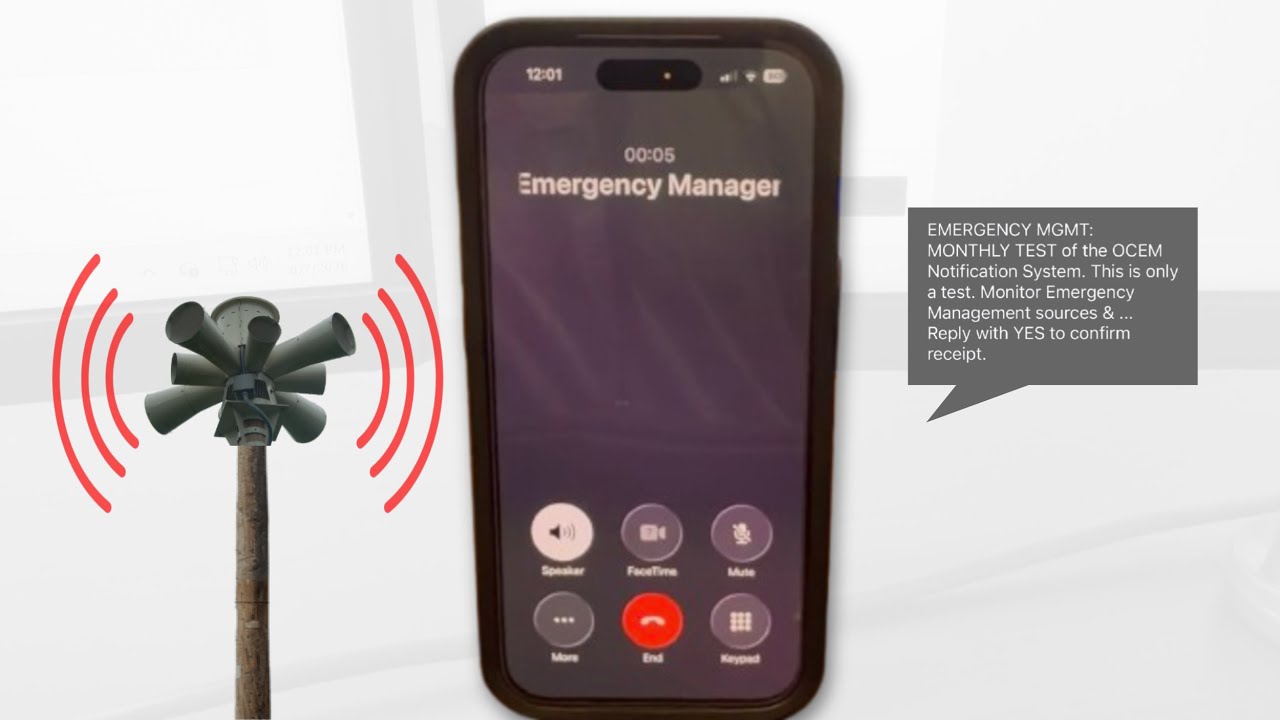 Phone & Text Alert System Demo + Siren Activaton