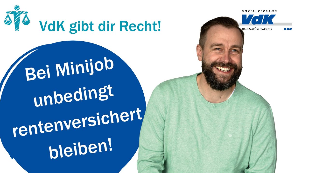 Bei Minijob unbedingt rentenversichert bleiben!  –  VdK gibt dir Recht! #57