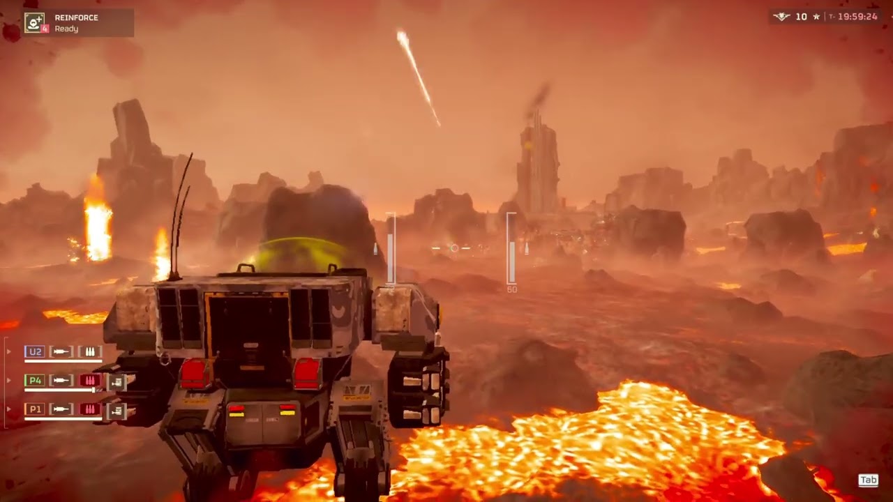 Mechdiver Fire Support For Relief Troops