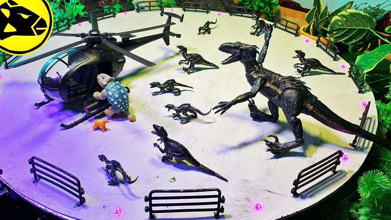 Bumpy's Epic Helicopter Escape | Jurassic world