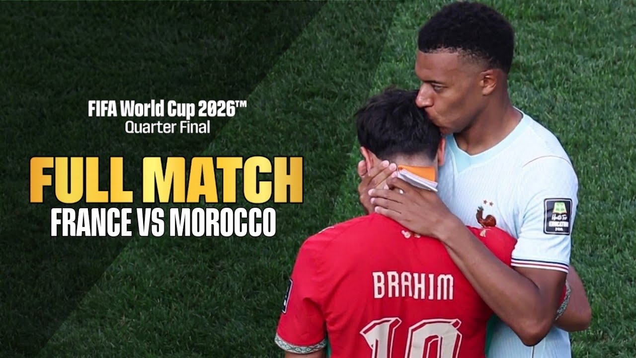 FRANCE 2-0 MOROCCO FULL MATCH - FIFA World Cup 2026 Quarter Final (07/10/2026)