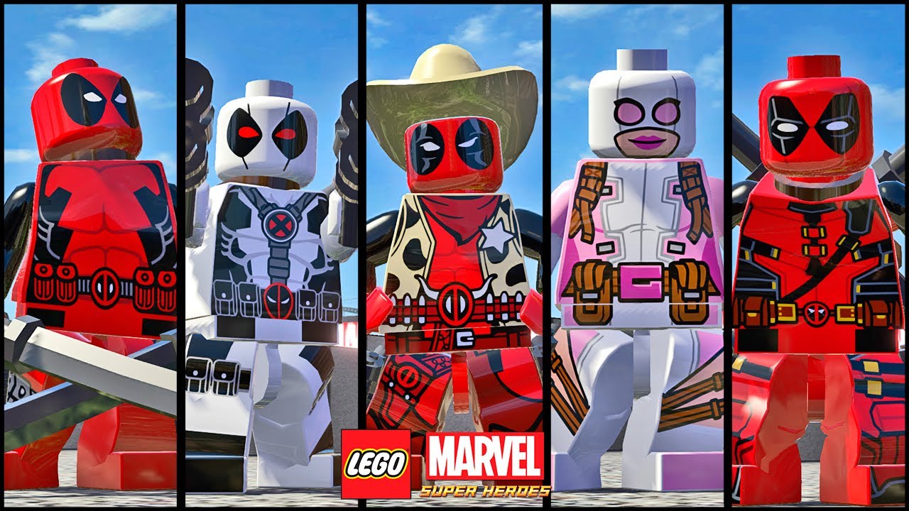 EQUIPE DEADPOOL X-FORCE XERIFE e MAIS no LEGO Marvel Super Heroes MOD