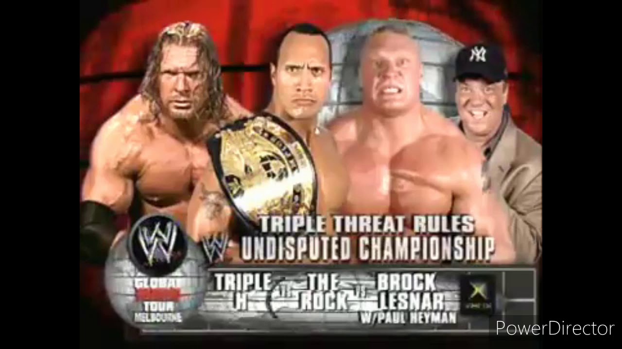 WWE Global Warning Tour:Melbourne 2002 Match Card