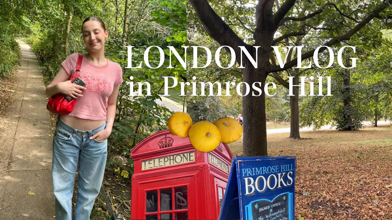 london vlog | new hidden gem, autumn energy, Primrose Hill & thrift shopping