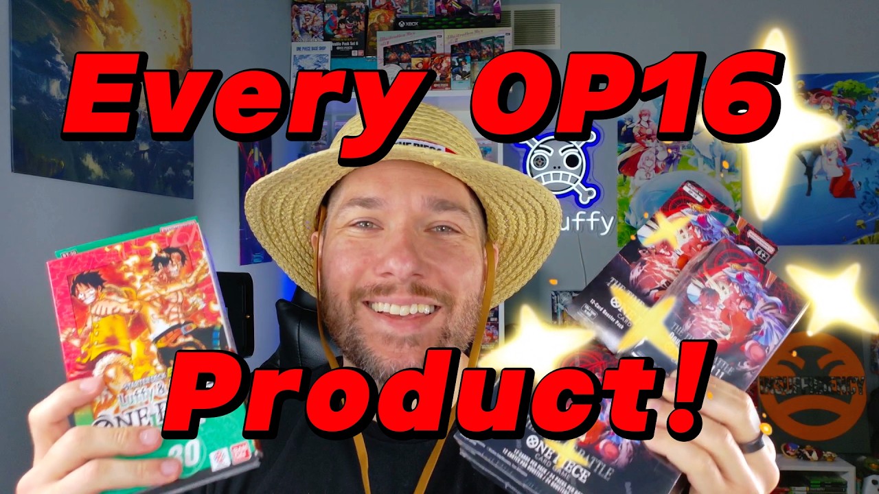 One Piece TCG OP-16 Booster Box Opening! ALL OP16 Products Pulled & Reviewed! #optcg 