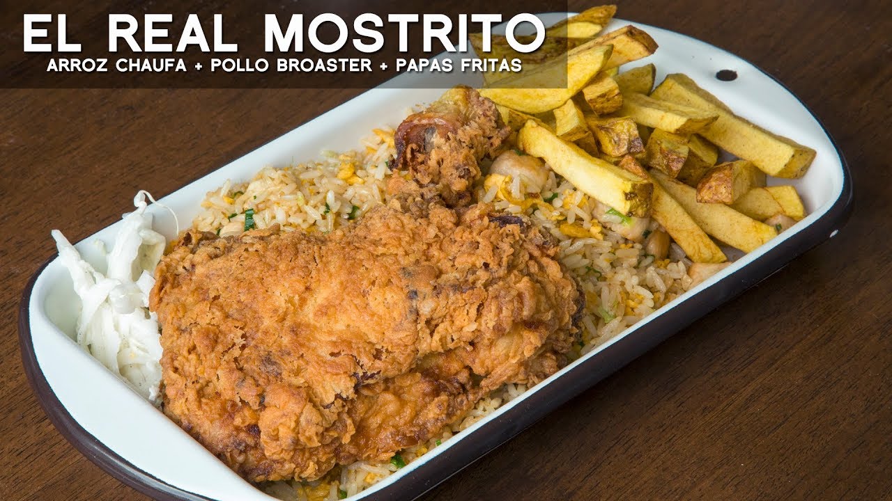 COMO PREPARAR MOSTRITO DE CHAUFA CON POLLO BROASTER | COMIDA PERUANA | ACOMER.PE