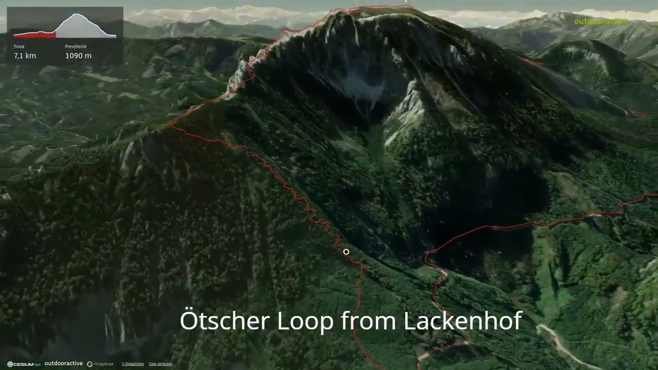 &Ouml;tscher Loop from Lackenhof ∆ hiking trails ∆ 3d-trail.com/austria/