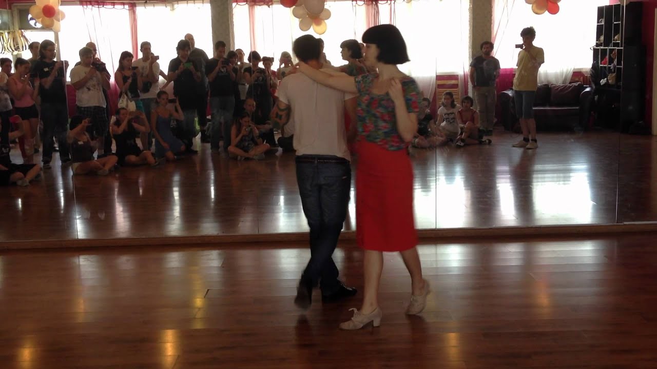 Dance Tel Aviv Lindy Hop workshops with Sharon and Juan - workshop 2