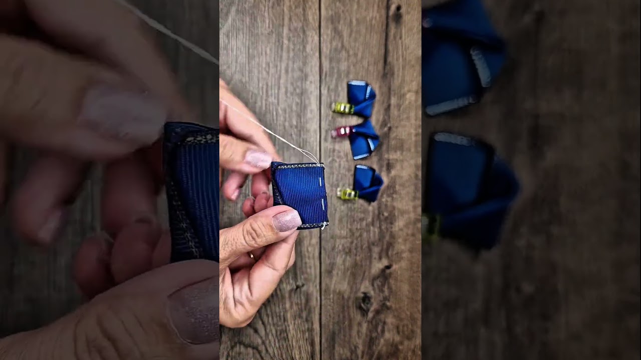 how to make ribbon bow