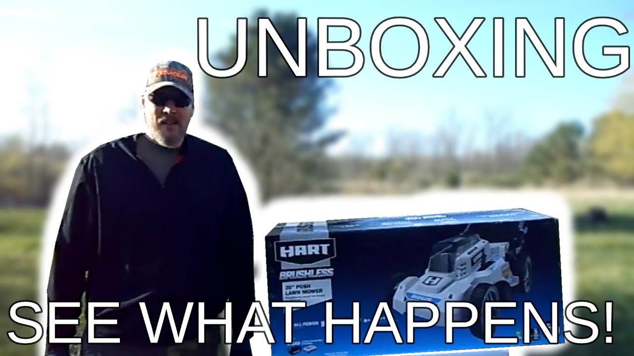 Unboxing Hart Electric Lawn Mower *SEE WHAT HAPPENS*