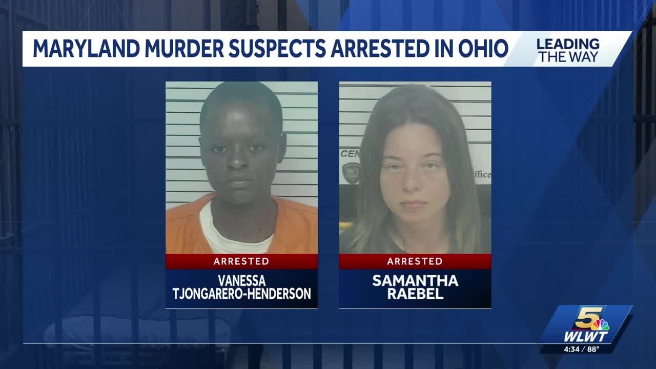 Two suspects accused in Maryland homicide arrested in Ohio