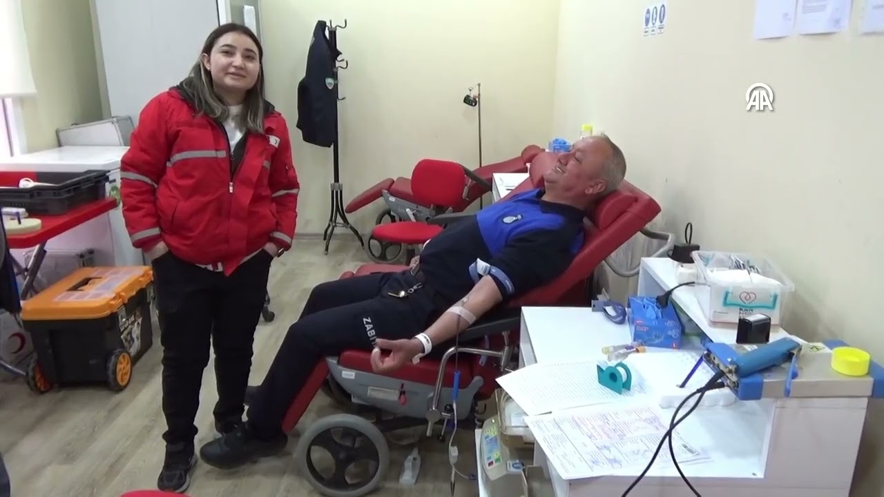 Mersin’de bir zabıta 50 kez hayat oldu