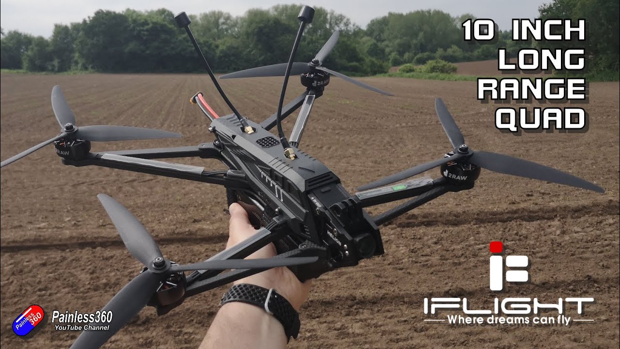 iFlight HELION 10: Разработан для более длительных полетов и более тяжелой полезной нагрузки...