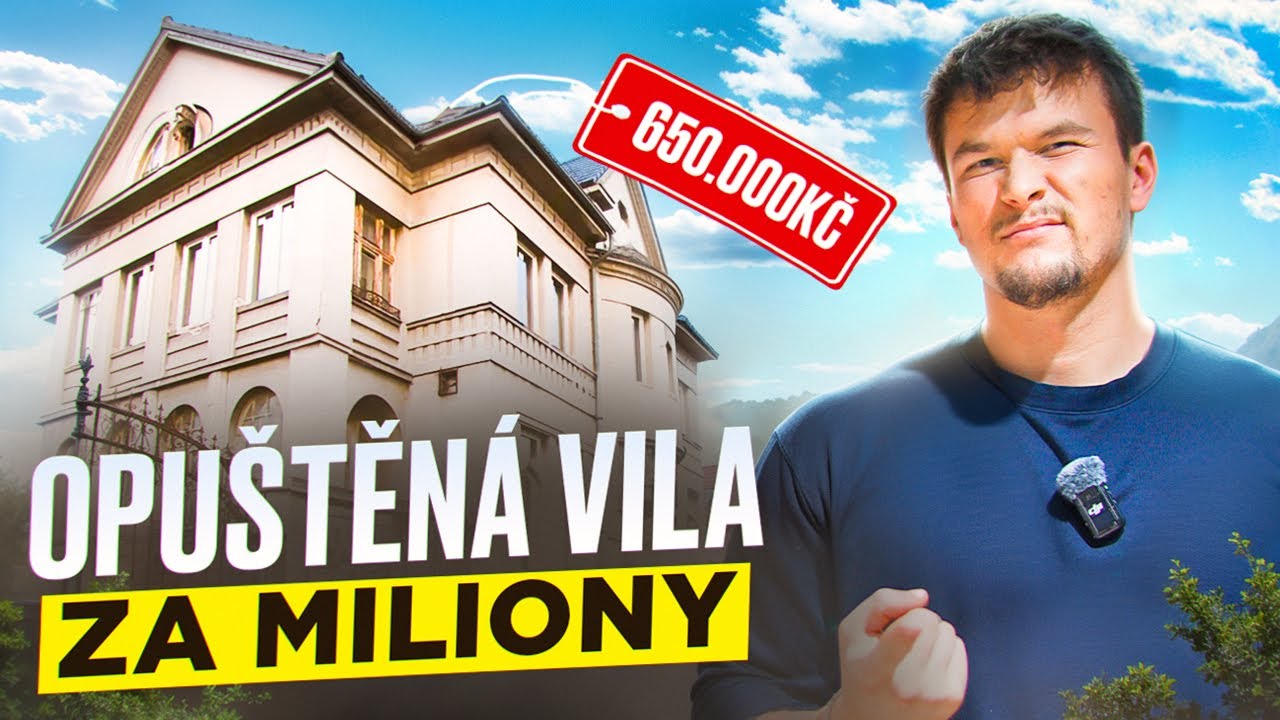 REKONSTRUKCE OPU&Scaron;TĚN&Eacute; VILY ZA MILIONY SE MĚN&Iacute; V NOČN&Iacute; MŮRU