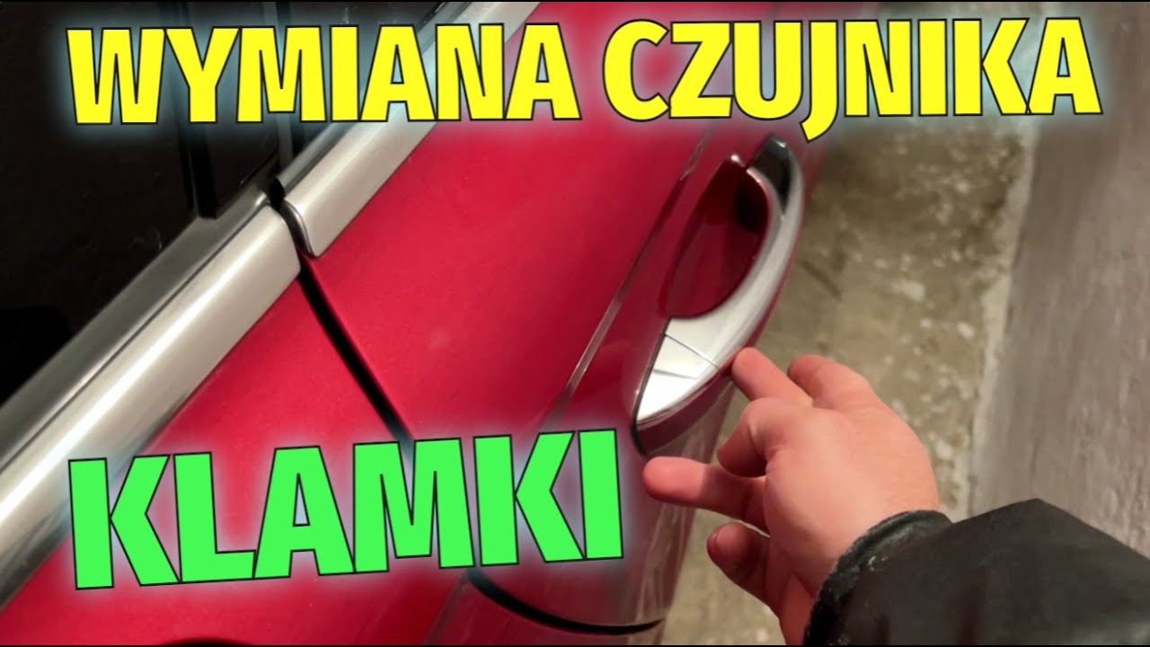 Wymiana czujnika KEYLESS GO klamki w AUDI A6 C7 (demontaż klamki)