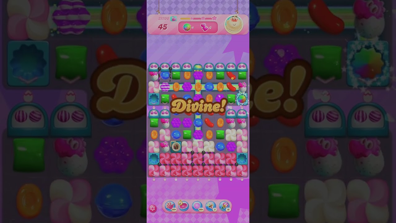Candy Crush Level 21700 with boosters 