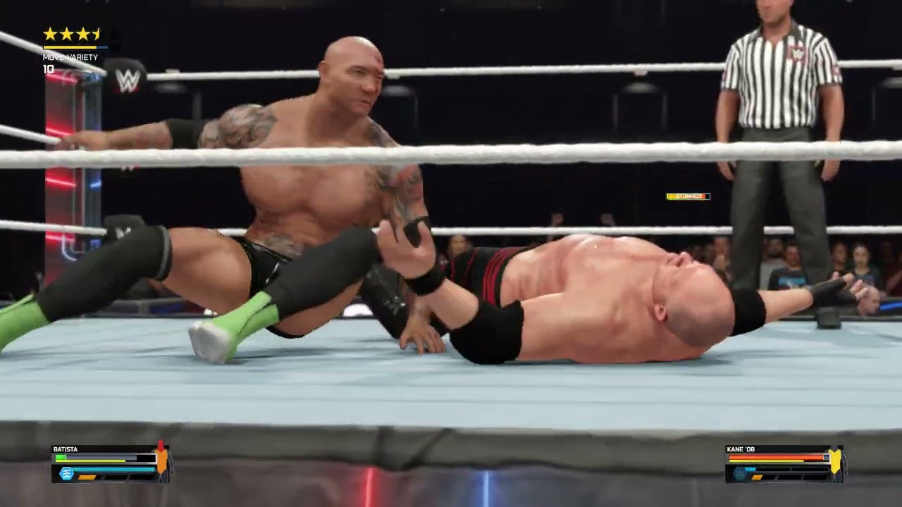 WWE 2K25 Batista vs Kane