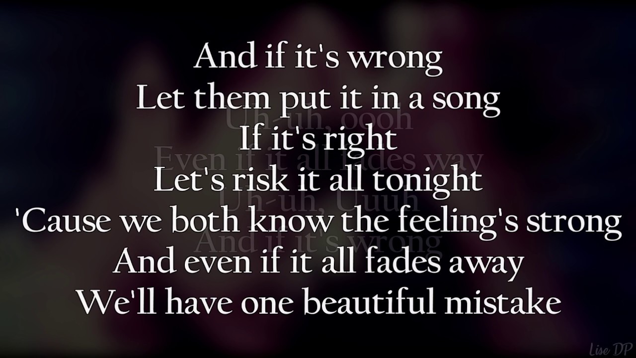 Jorge Blanco - Beautiful Mistake (Studio Version) (Lyrics)