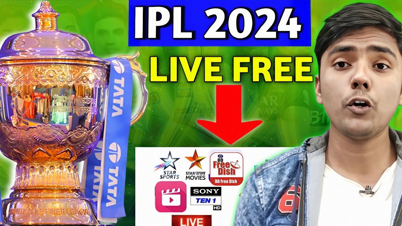 IPL 2024 Live On DD Free Dish | How to Watch IPL Free Live | Jio cinema | Star Sports