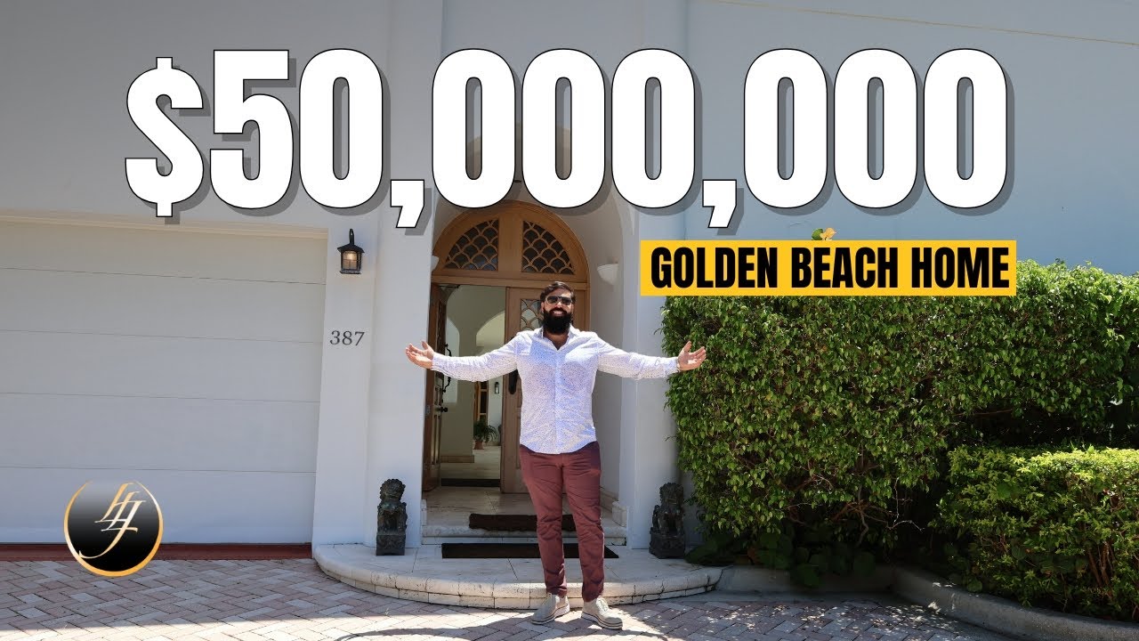 Inside a $50,000,000 Oceanfront Mega Mansion | Golden Beach, Florida 🌊🏝️