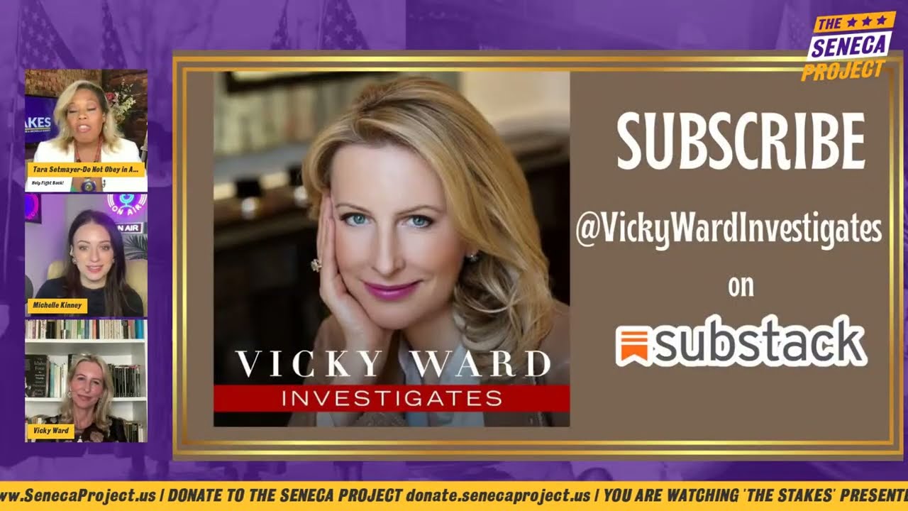 Investigative Reporter Vicky Ward on Epstein & Ghislaine Maxwell | The Stakes LIVE at 7:30 PM ET