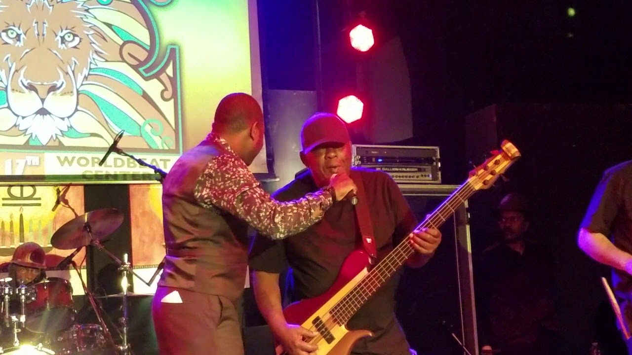Robbie Shakespeare on bass, World Beat Center, Feb 17, 2019
