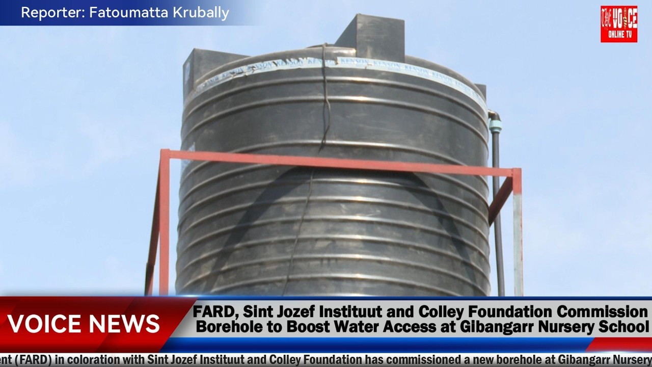 FARD, Sint Jozef Instituut and Colley Foundation Commission Borehole to Boost Water Access at Gibang