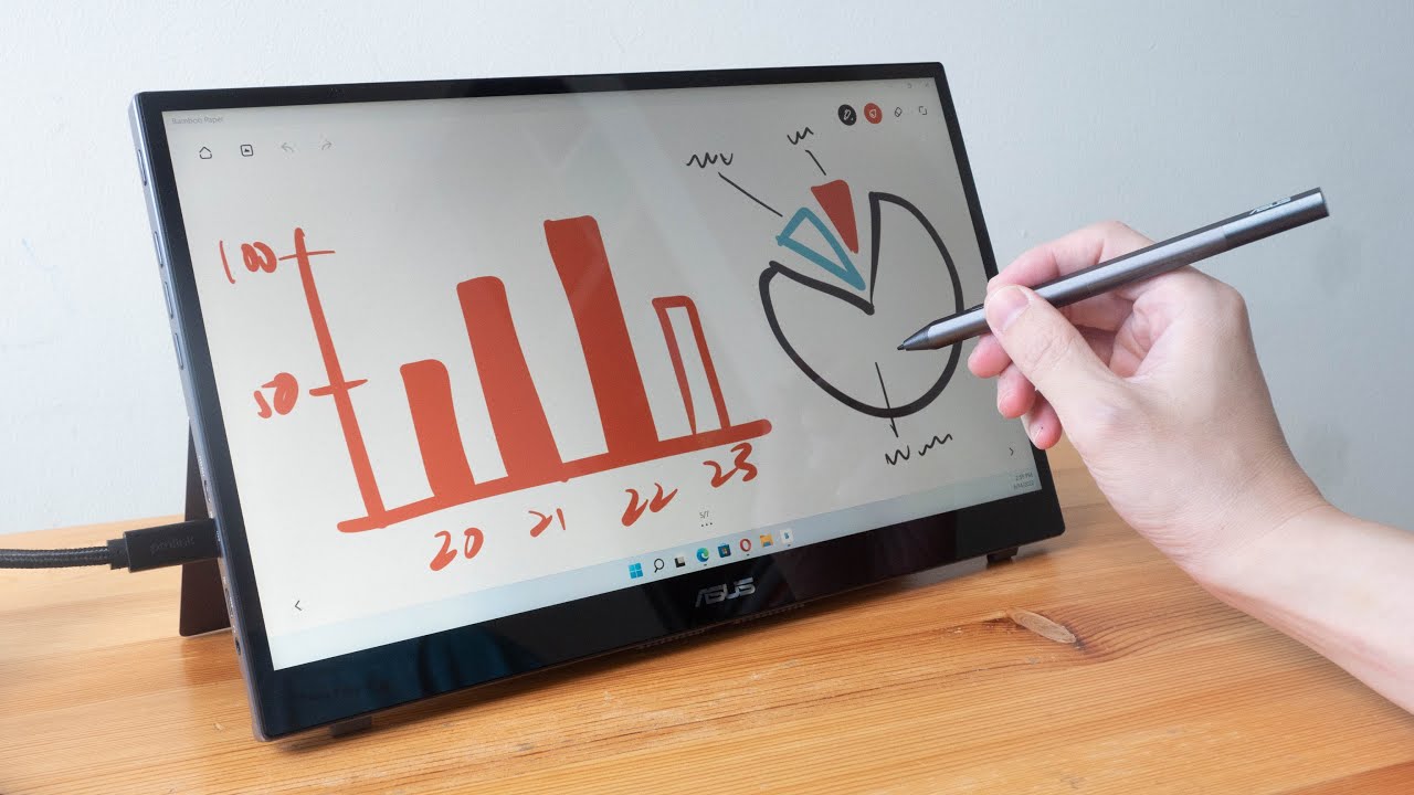 ASUS ZenScreen Ink MB14AHD review: Portable Touchscreen with Pen Input