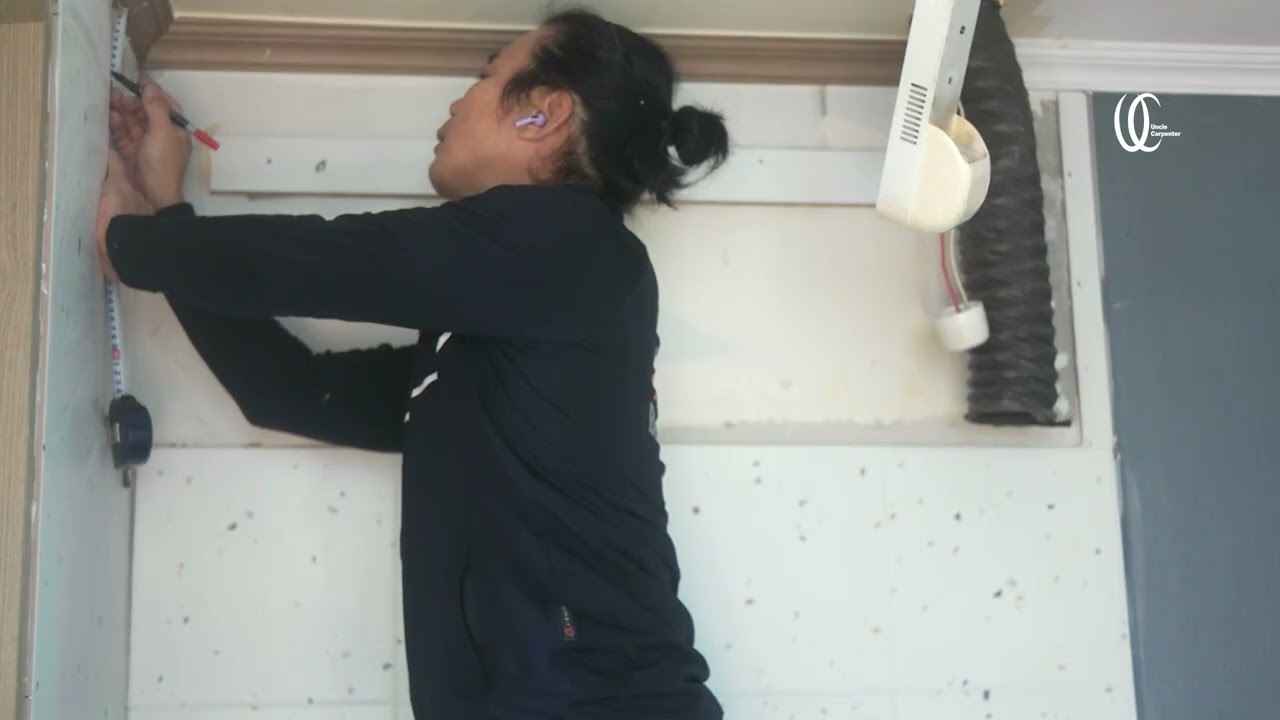 Full Process: Small Kitchen Demolition, Making & Installation! Kitchen DIY.