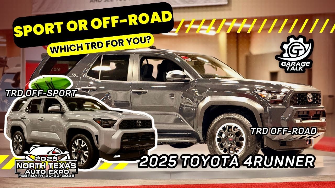 Toyota 4Runner TRD Sport Premium 2025 года против TRD Off-Road Premium