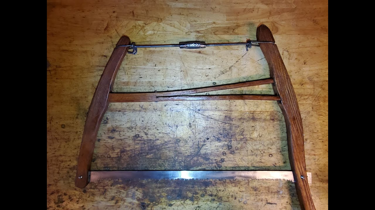 Old Antique Wood Buck Saw Restoration