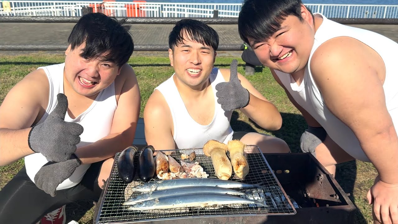 秋バーベキュー開催！食欲のデブ！