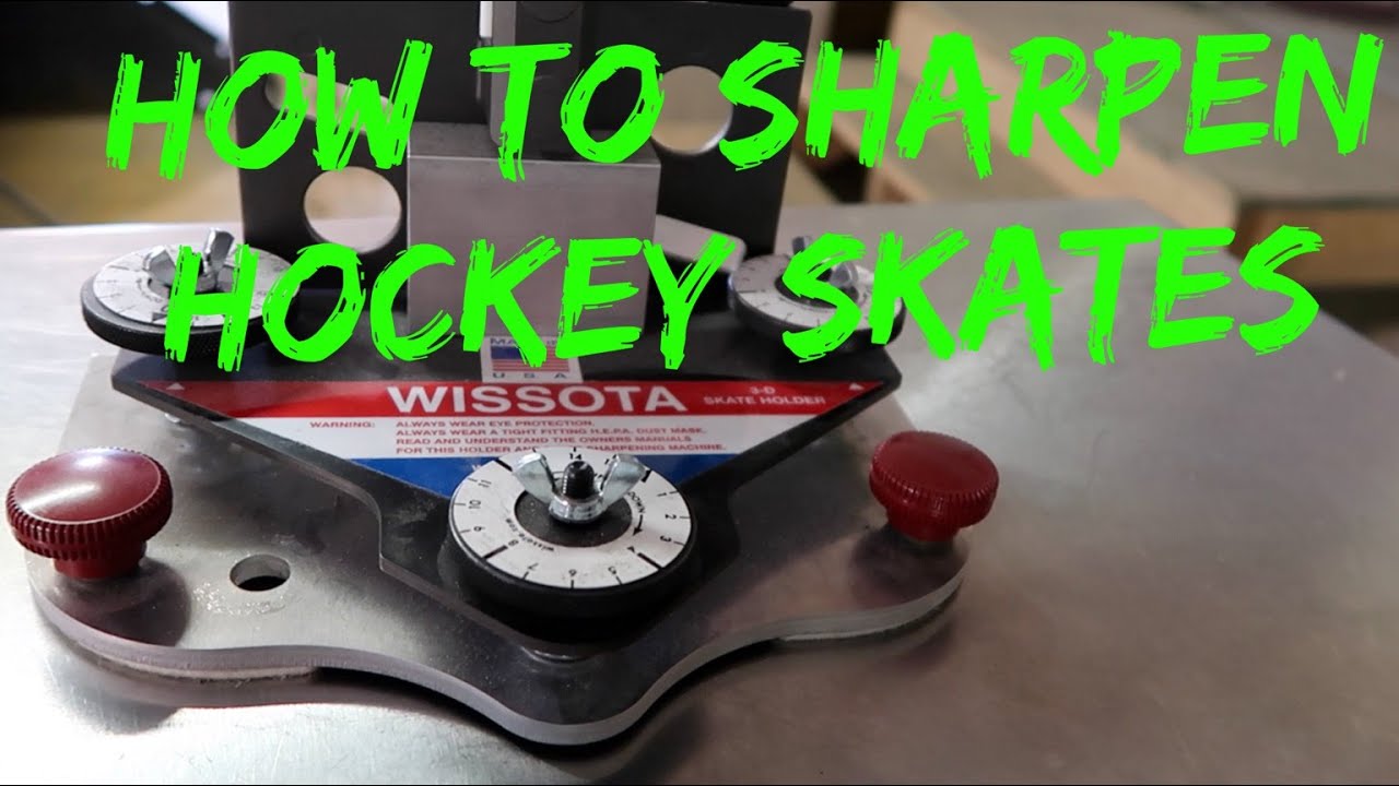 How to Sharpen Hockey Skates - Wissota Skate Sharpener