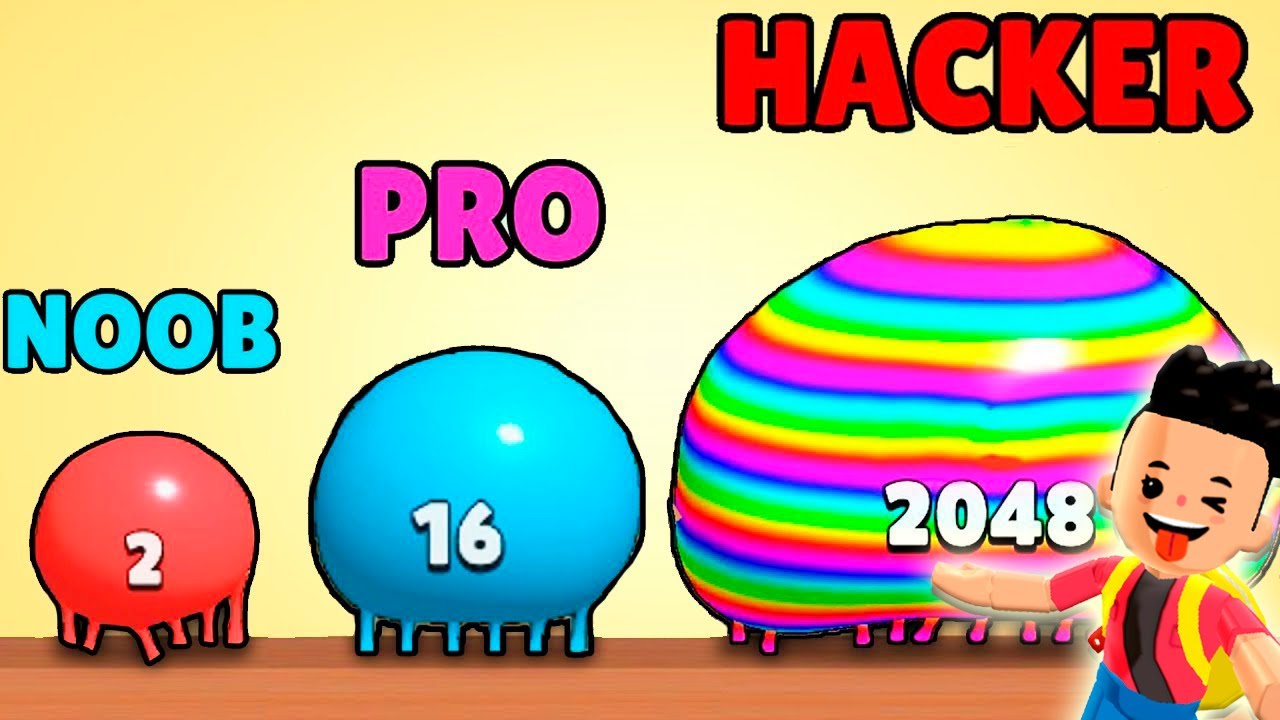 NOOB vs PRO vs HACKER en BLOB MERGE 3D *99.9% NO PUEDE GANAR* SIMBA PK XD