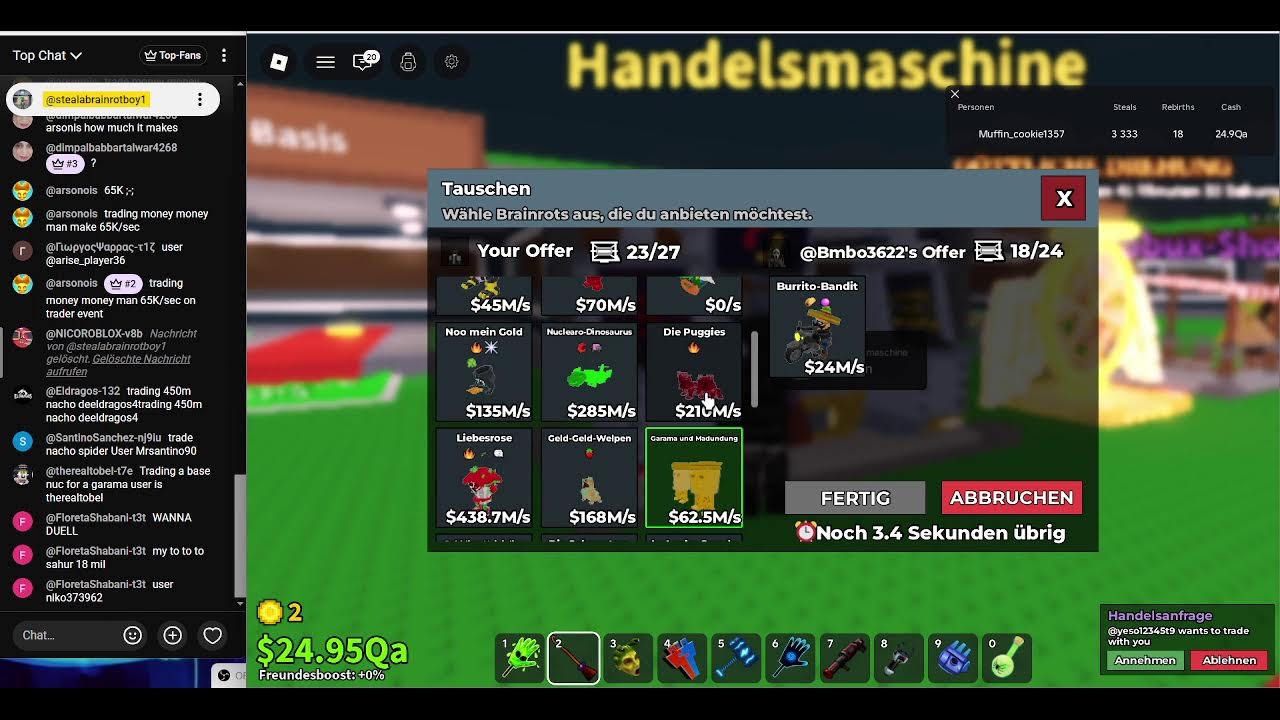 trade sab live