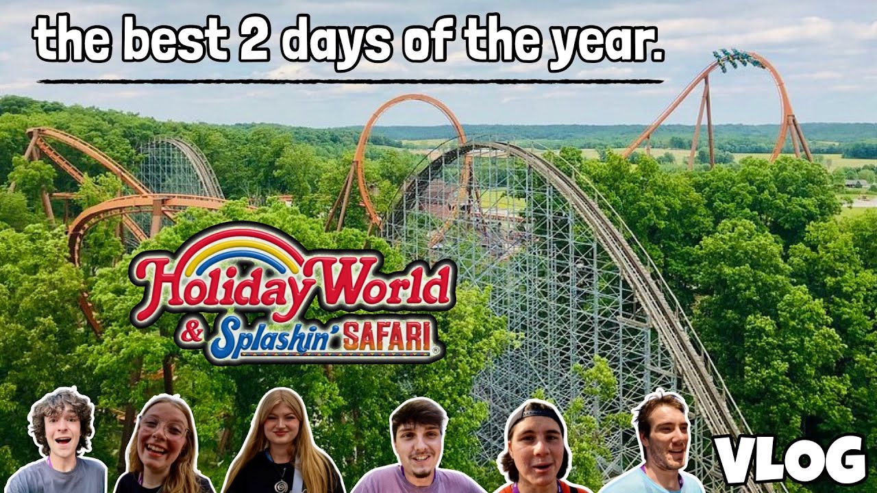 Visiting Holiwood Nights… AGAIN: The World’s Best Theme Park Event - Holiday World | VLOG [2025]