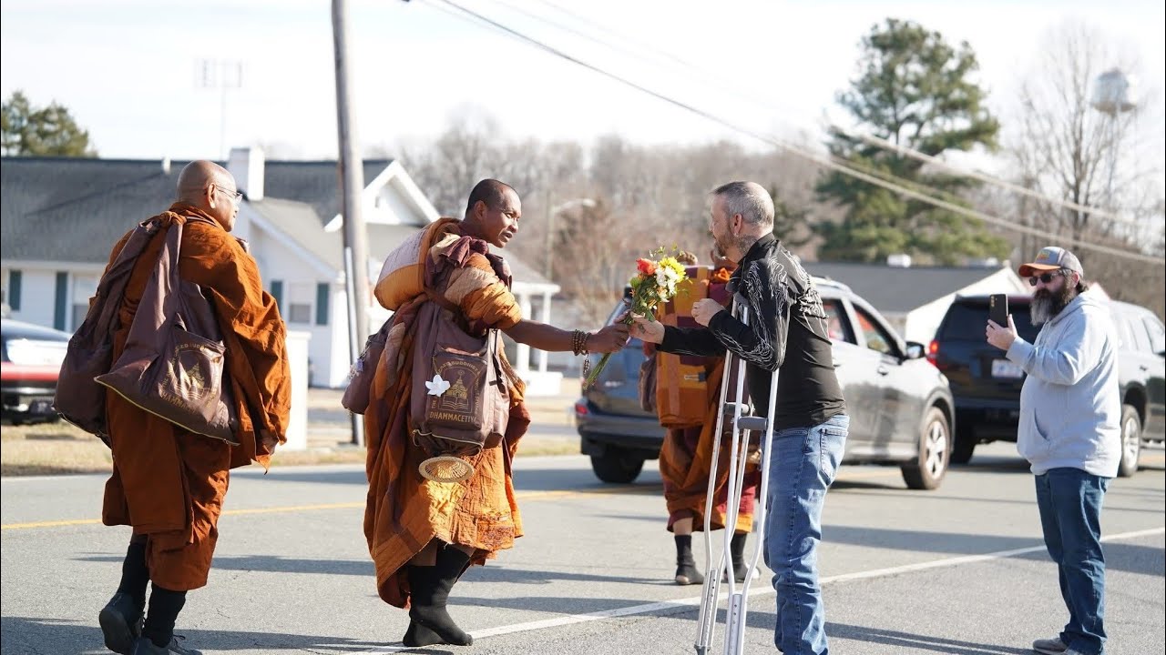 Walk for peace Today’s arrival at our night rest stop at Mount Vernon Presbyterian Church in 🇺🇸 