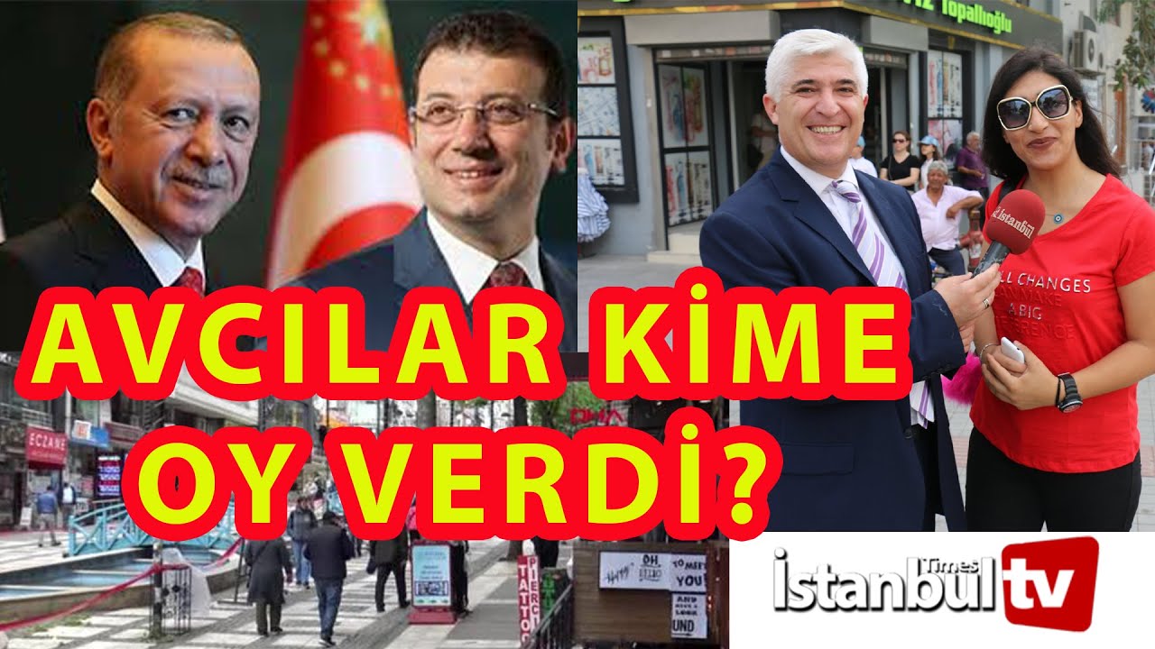 (WITH COUNTER) WILL VOTERS IN AVCILAR VOTE FOR ERDOGAN OR IMAMOGLU?