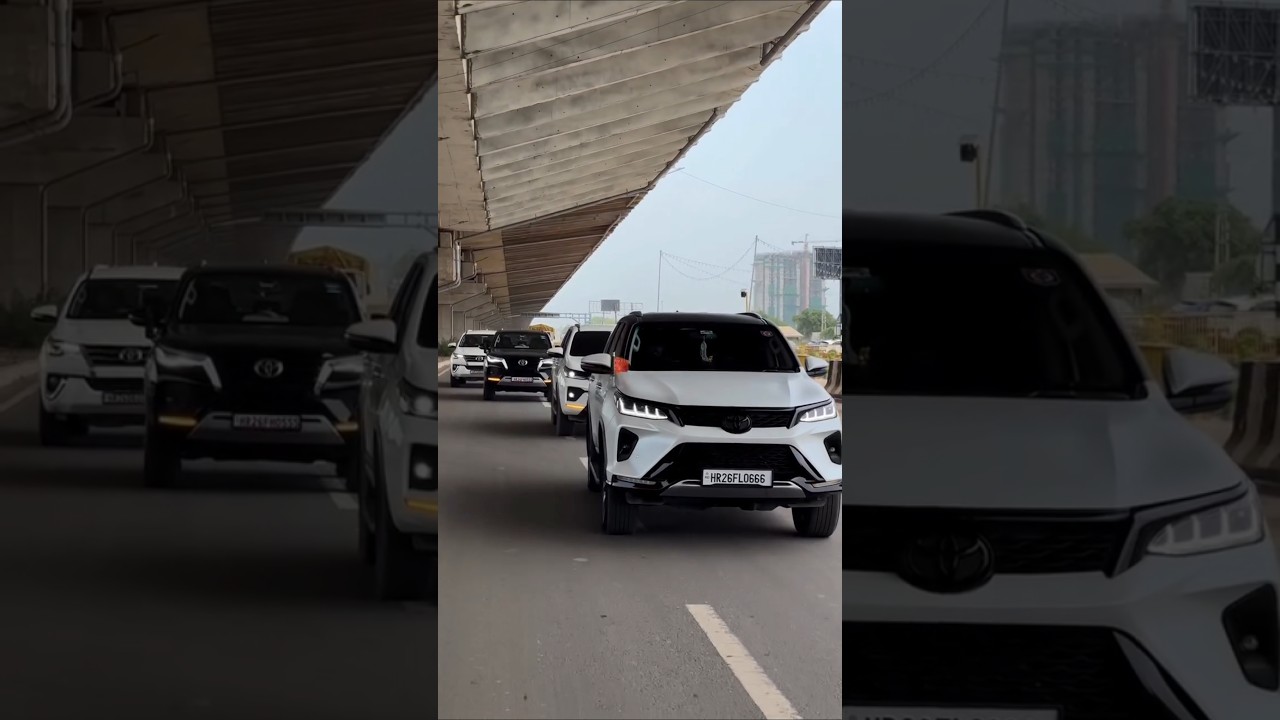 FORTUNER KAFILA 🥵🔥 #shorts #fortuner #automobile #suv #car #legenderfortuner #luxury