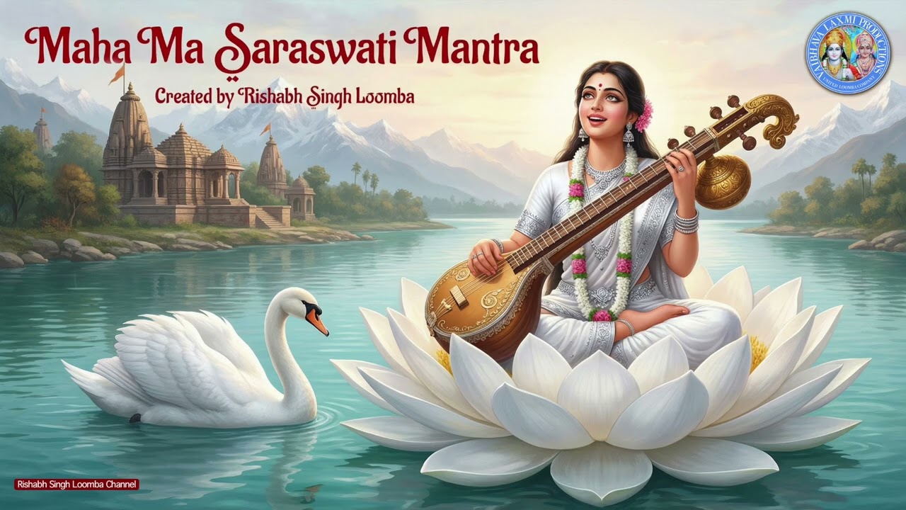 महा मां सरस्वती मंत्र | Maha Ma Saraswati Mantra | Vasant Panchami Special | #saraswatimantra