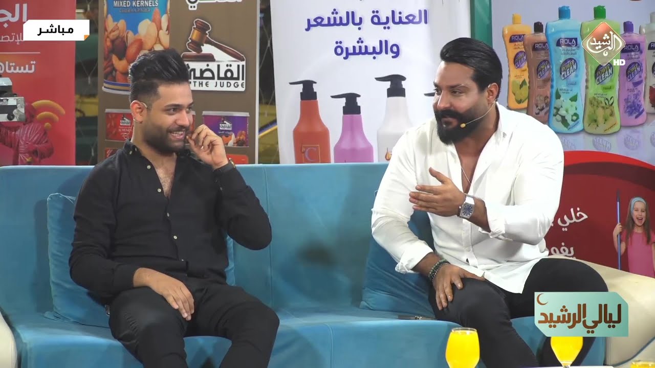 دويتو بين الفنان جلال الزين والشاعر علي الشيخ في ليالي الرشيد