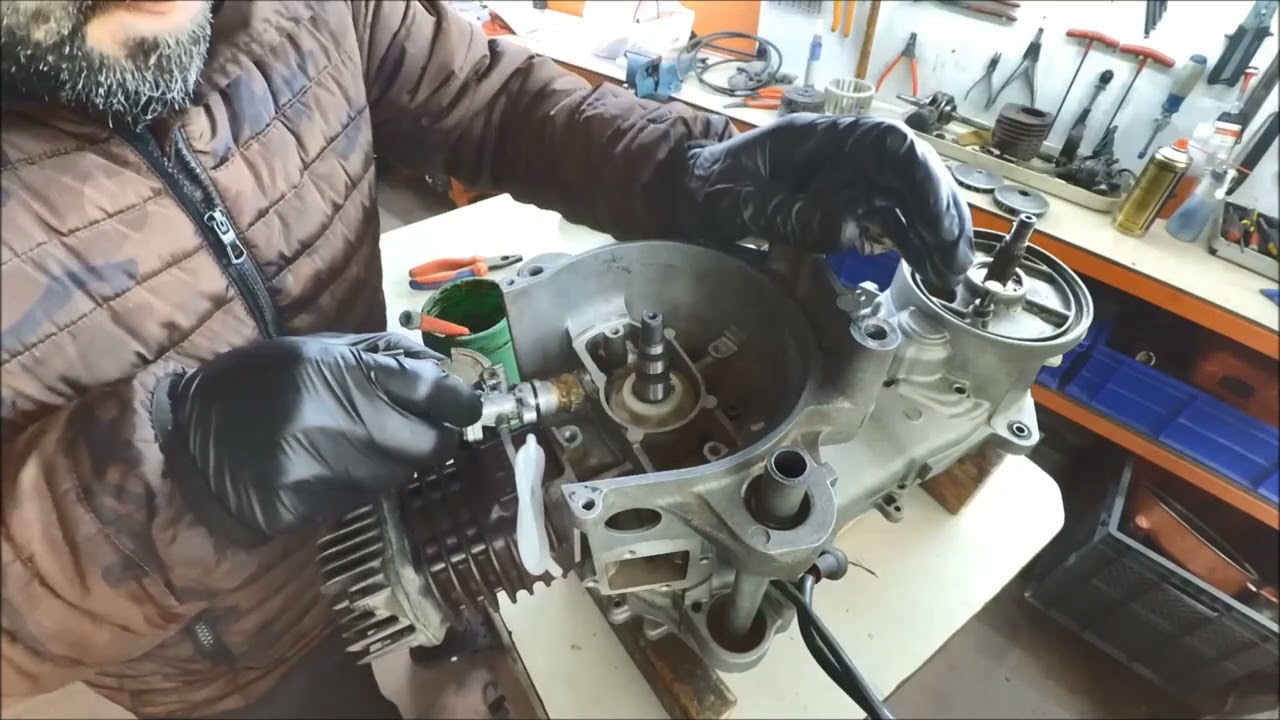 Yamaha bws 100 sıfırdan motor toplama 12/05/2023 part 9