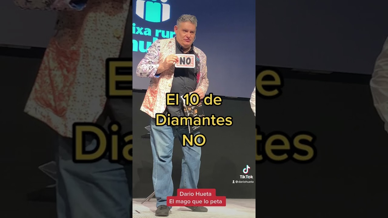 Si, No, Tampoco, truco cómico @dariohueta