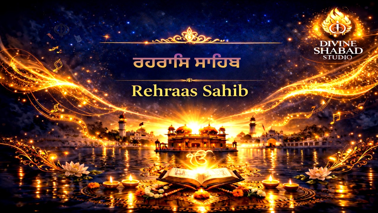 Rehras Sahib | ਰਹਰਾਸਿ ਸਾਹਿਬ | Evening Path | Peaceful Gurbani Recitation #RehraasSahib, #ਰਹਰਾਸਿਸਾਹਿਬ