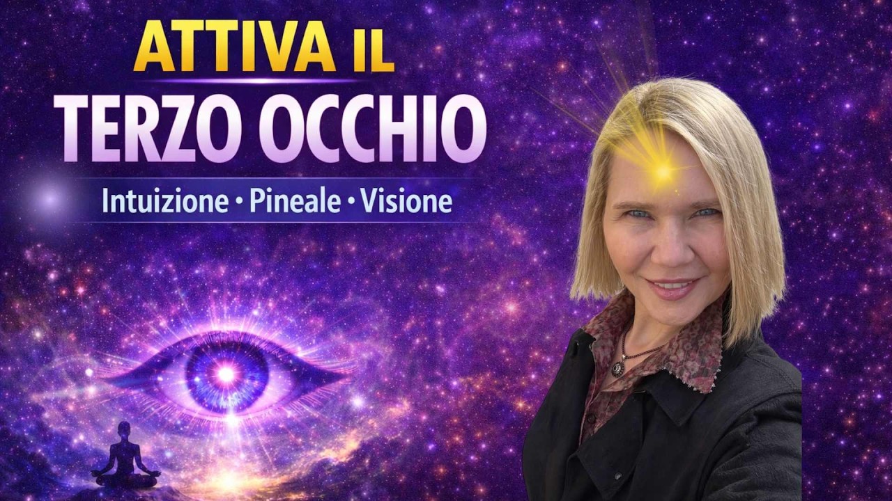 COME ATTIVARE IL TERZO OCCHIO - 11 tecniche facili  per risvegliare intuizione e ghiandola pineale.