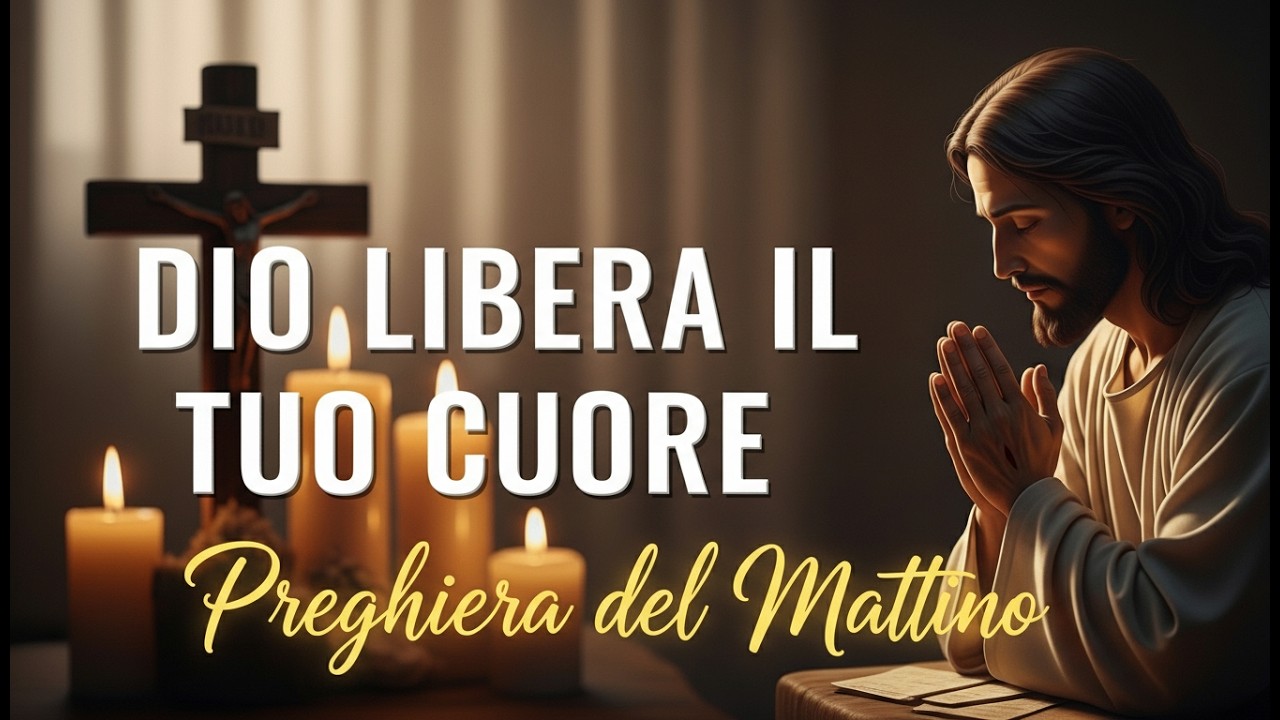 Preghiera del Mattino:  Dio libera il tuo cuore