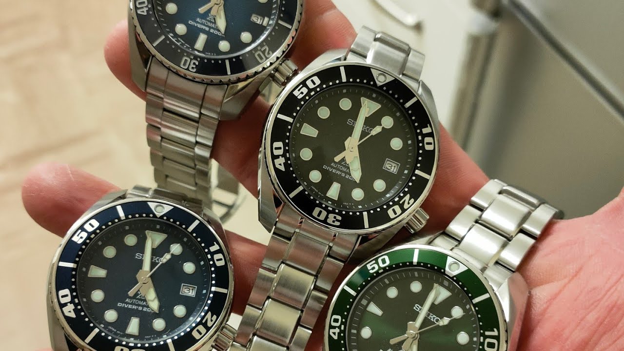 Seiko Sumo Multi Generation Showdown. SBDC031, SBDC033, SPB103, SPB321.