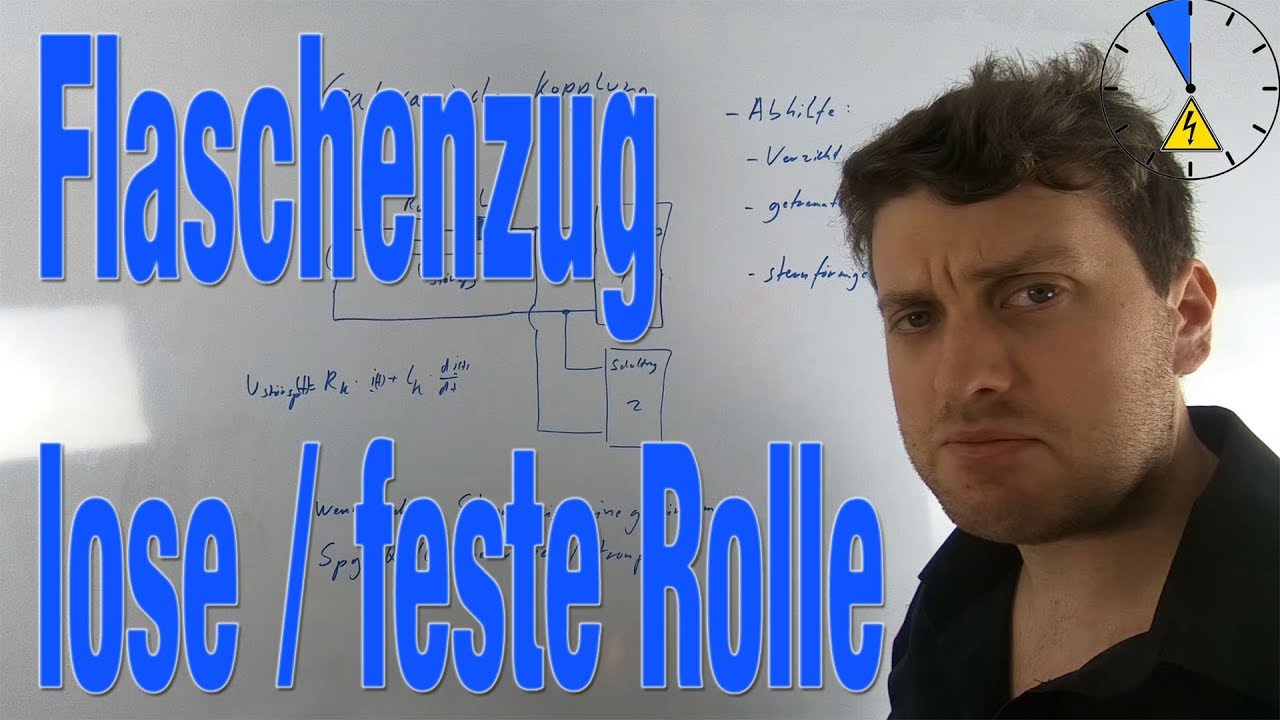 Flaschenzug lose Rolle feste Rolle